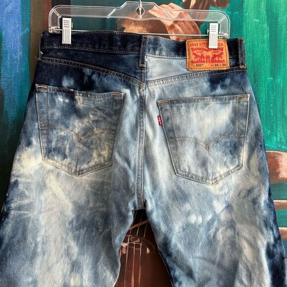 Levi’s 505 REGULAR FIT MEN'S JEANS 32x30 - Picture 12 of 15